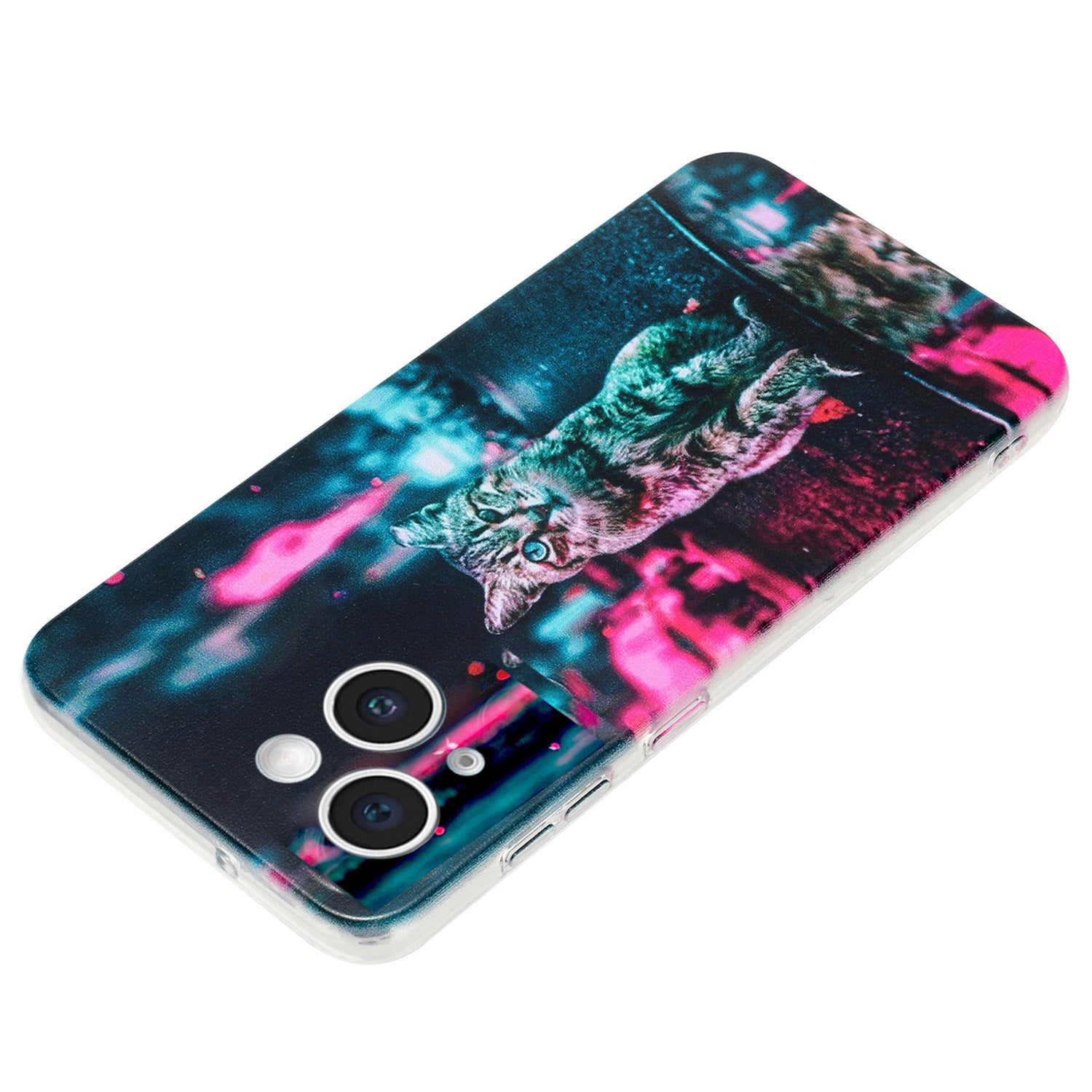 For iPhone 15 Plus Case Pattern Printing TPU Anti-scratch Cell Phone Cover