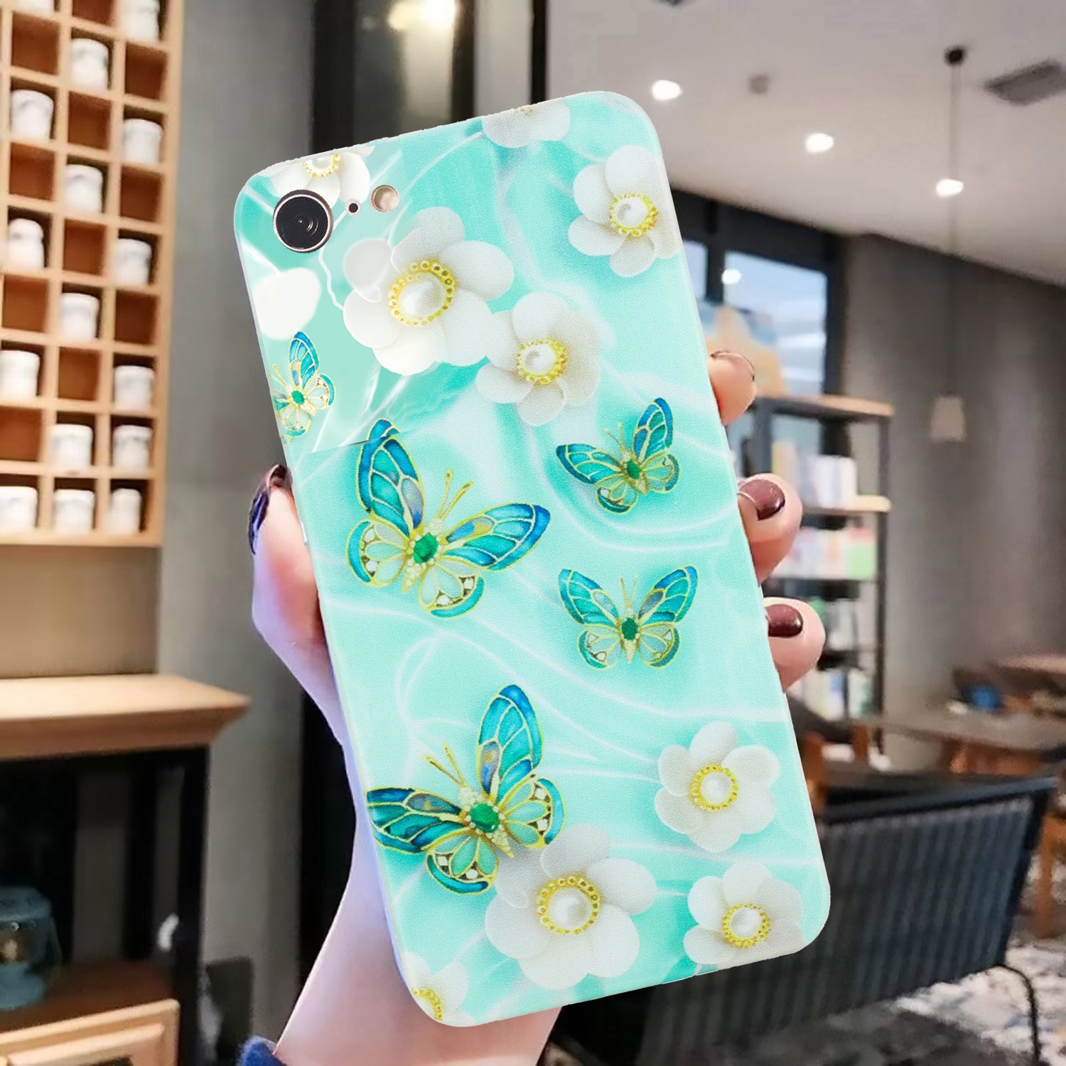 For iPhone 7 4.7 inch / 8 4.7 inch / SE (2020) / SE (2022) Case Pattern Printing TPU Slim-Fit Phone Cover