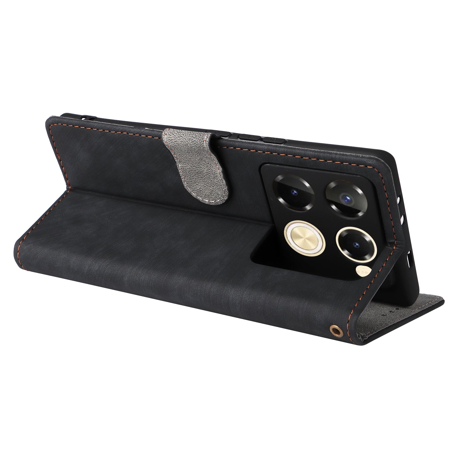 For Transsion Infinix Note 40 Pro 5G X6851 / Note 40 Pro+ X6851B Leather Case RFID Blocking Phone Cover