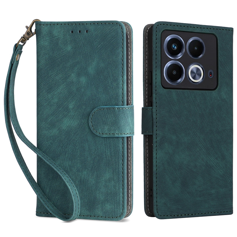 For Transsion Infinix Note 40 X6853 Case RFID Blocking Wallet PU Leather Stand Phone Cover
