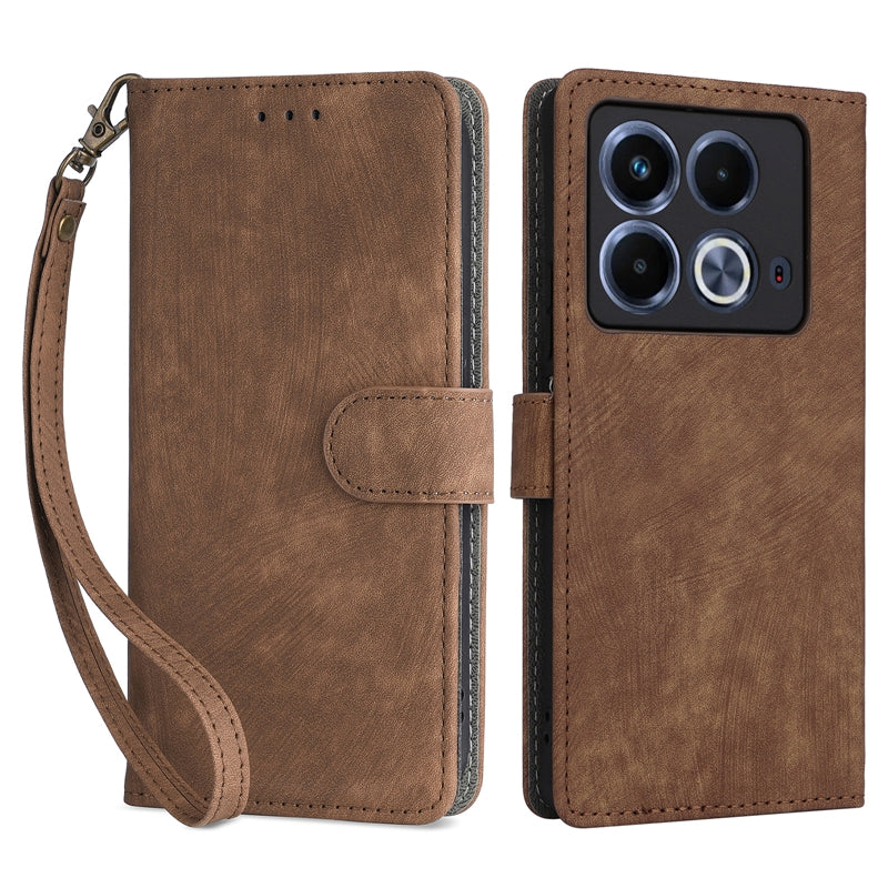For Transsion Infinix Note 40 X6853 Case RFID Blocking Wallet PU Leather Stand Phone Cover