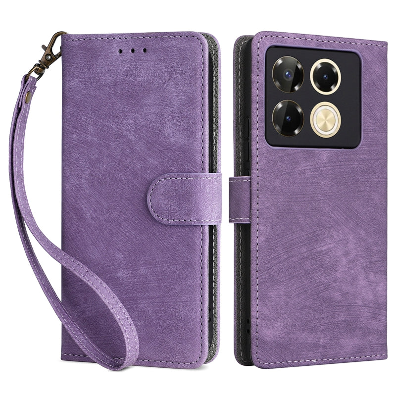 For Transsion Infinix Note 40 Pro 4G X6850 Wallet Case RFID Blocking Stand PU Leather Phone Cover