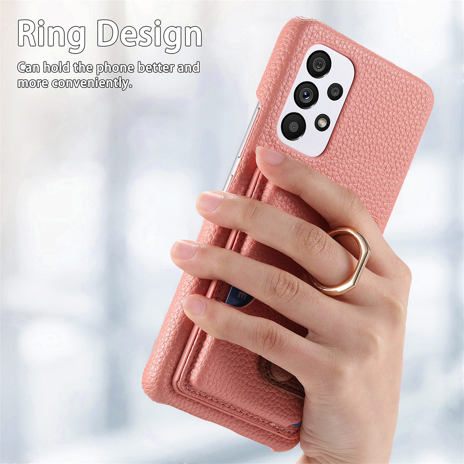 Y2 Kickstand Case for Samsung Galaxy A13 4G PU+PC+TPU Phone Cover