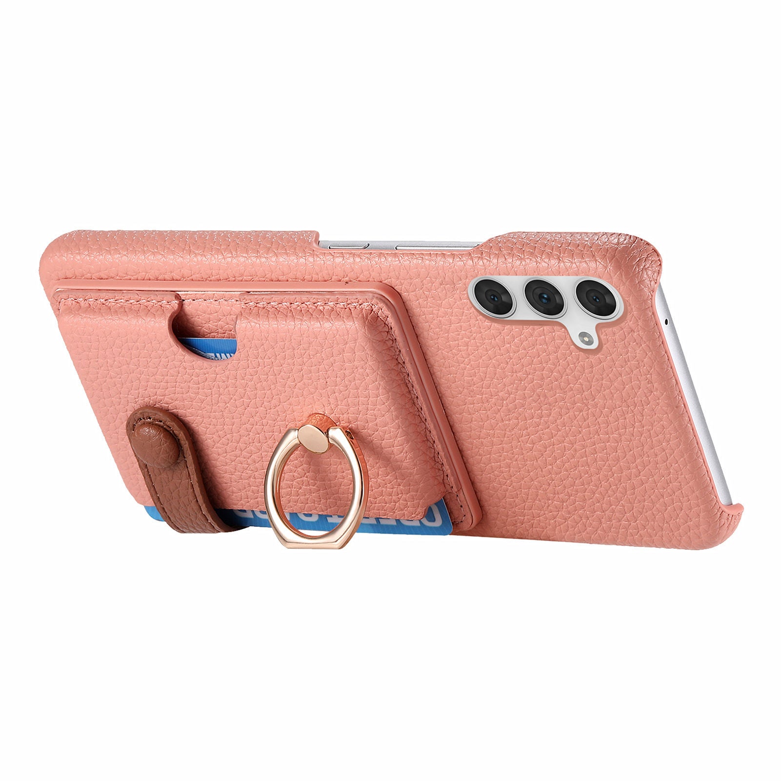 Y2 For Samsung Galaxy A55 5G Kickstand Case PU+PC+TPU Phone Cover with Card Slot