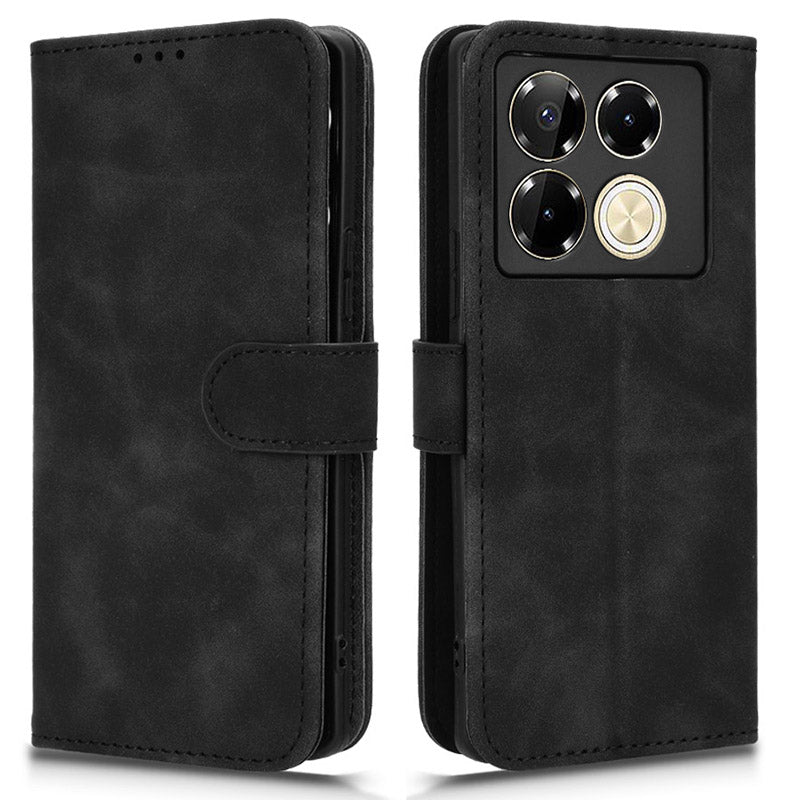 For Transsion Infinix Note 40 Pro 5G Case PU Leather Stand Skin-touch Phone Cover