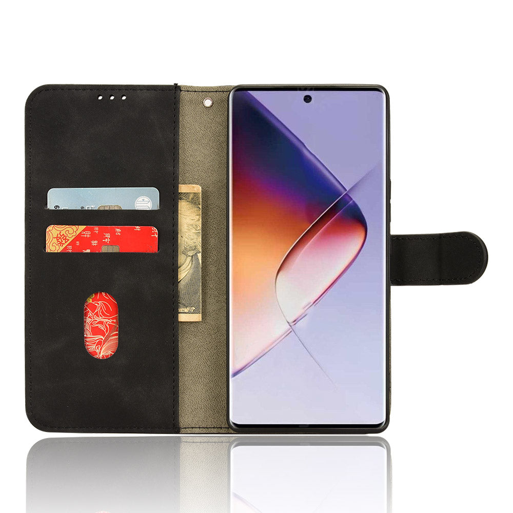 For Transsion Infinix Note 40 Pro 5G Case PU Leather Stand Skin-touch Phone Cover