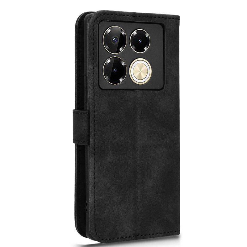 For Transsion Infinix Note 40 Pro 5G Case PU Leather Stand Skin-touch Phone Cover