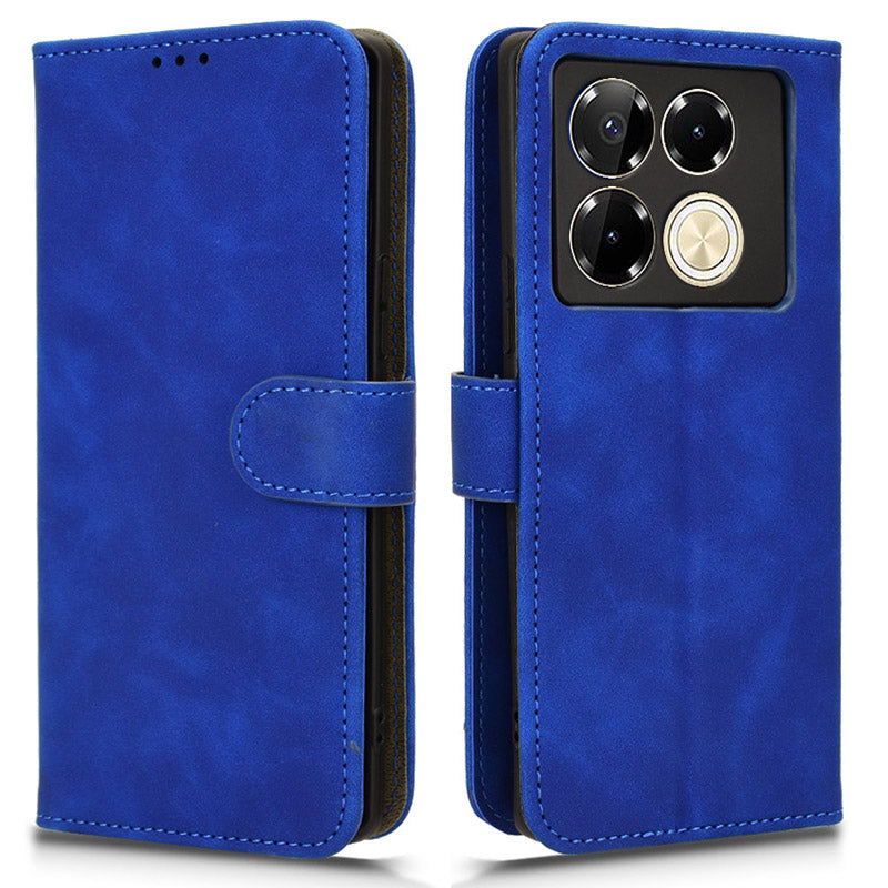 For Transsion Infinix Note 40 Pro 5G Case PU Leather Stand Skin-touch Phone Cover