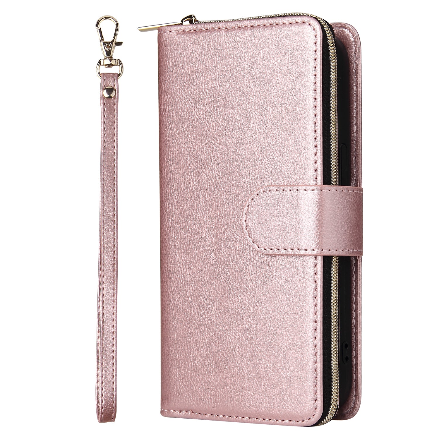 For iPhone 13 Pro Max 6.7 inch Magnetic Case Anti-scratch Card Slots Stand Phone Cover