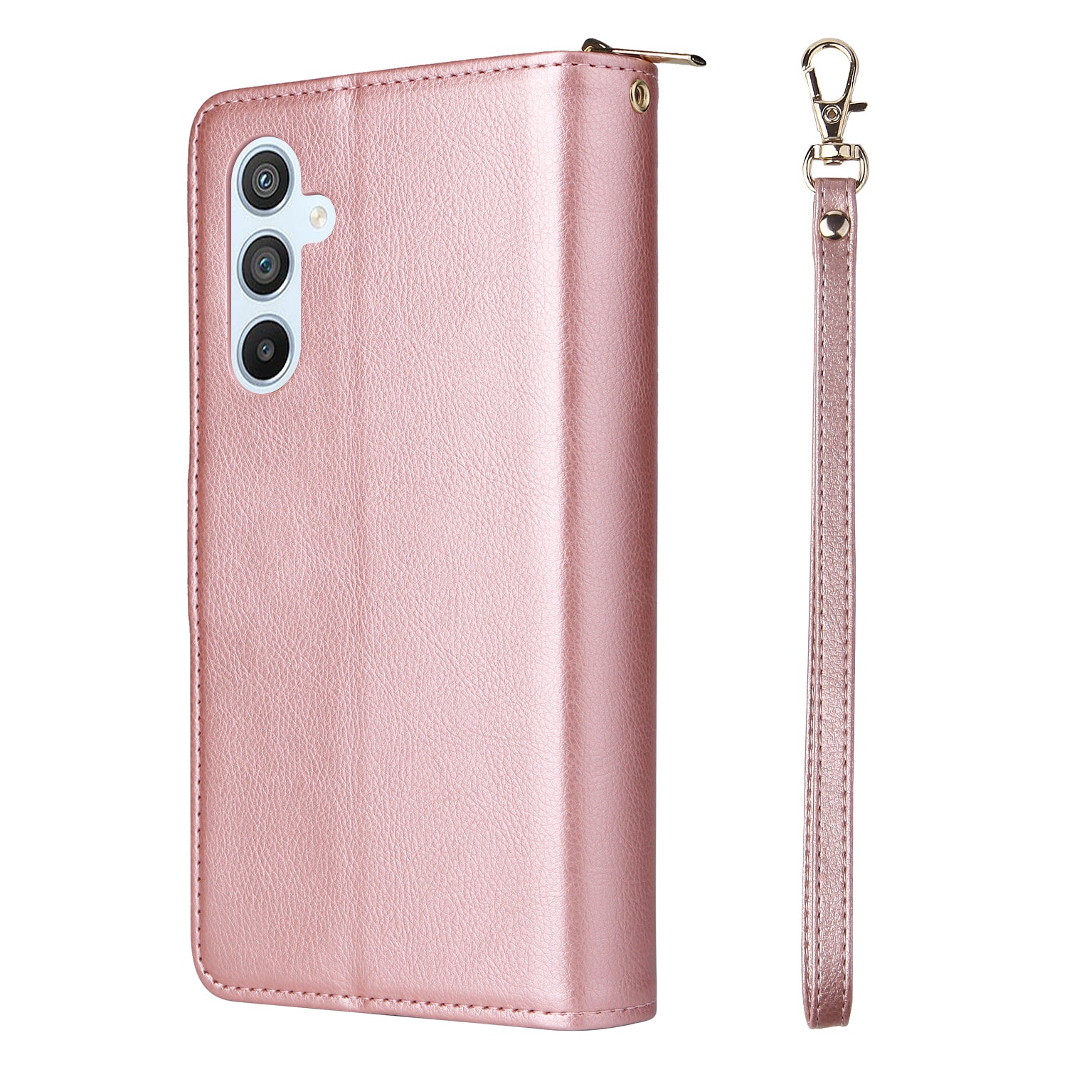 For Samsung Galaxy A54 5G Magnetic Phone Case Zipper Pocket PU Leather Wallet Cover