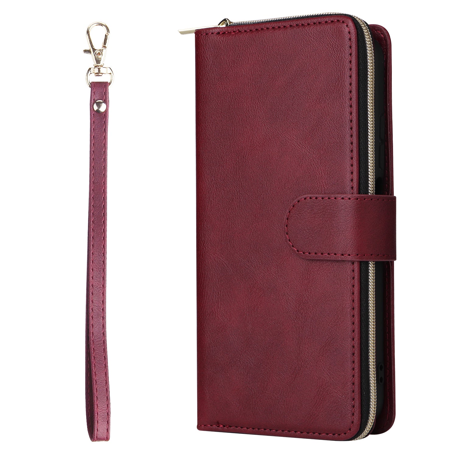 For Xiaomi Redmi Note 11S 4G / Note 11 4G (Qualcomm) Case Zipper Wallet Phone Leather Cover