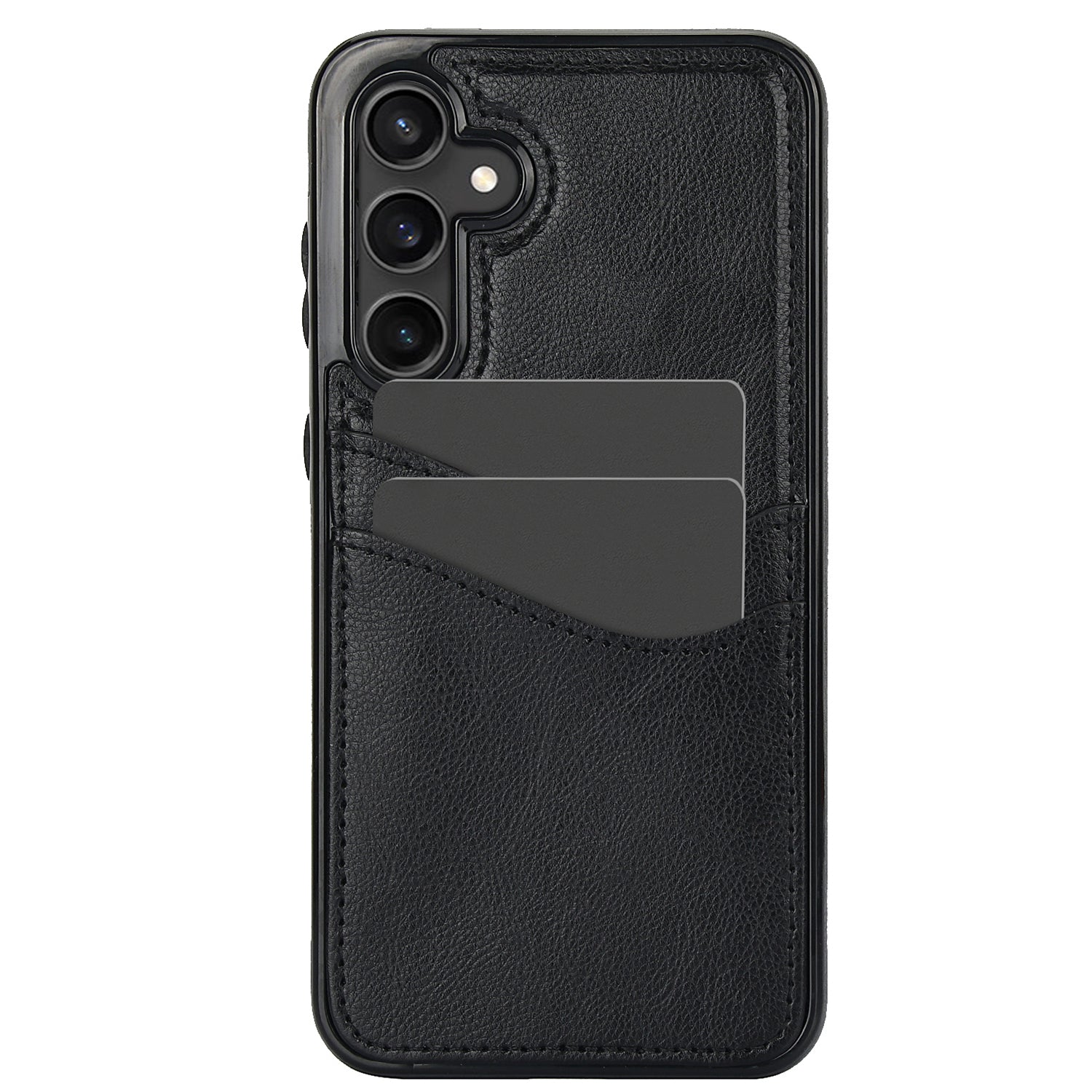 For Samsung Galaxy S23 FE Card Slot Design Phone Case Shockproof PU+TPU Phone Cover