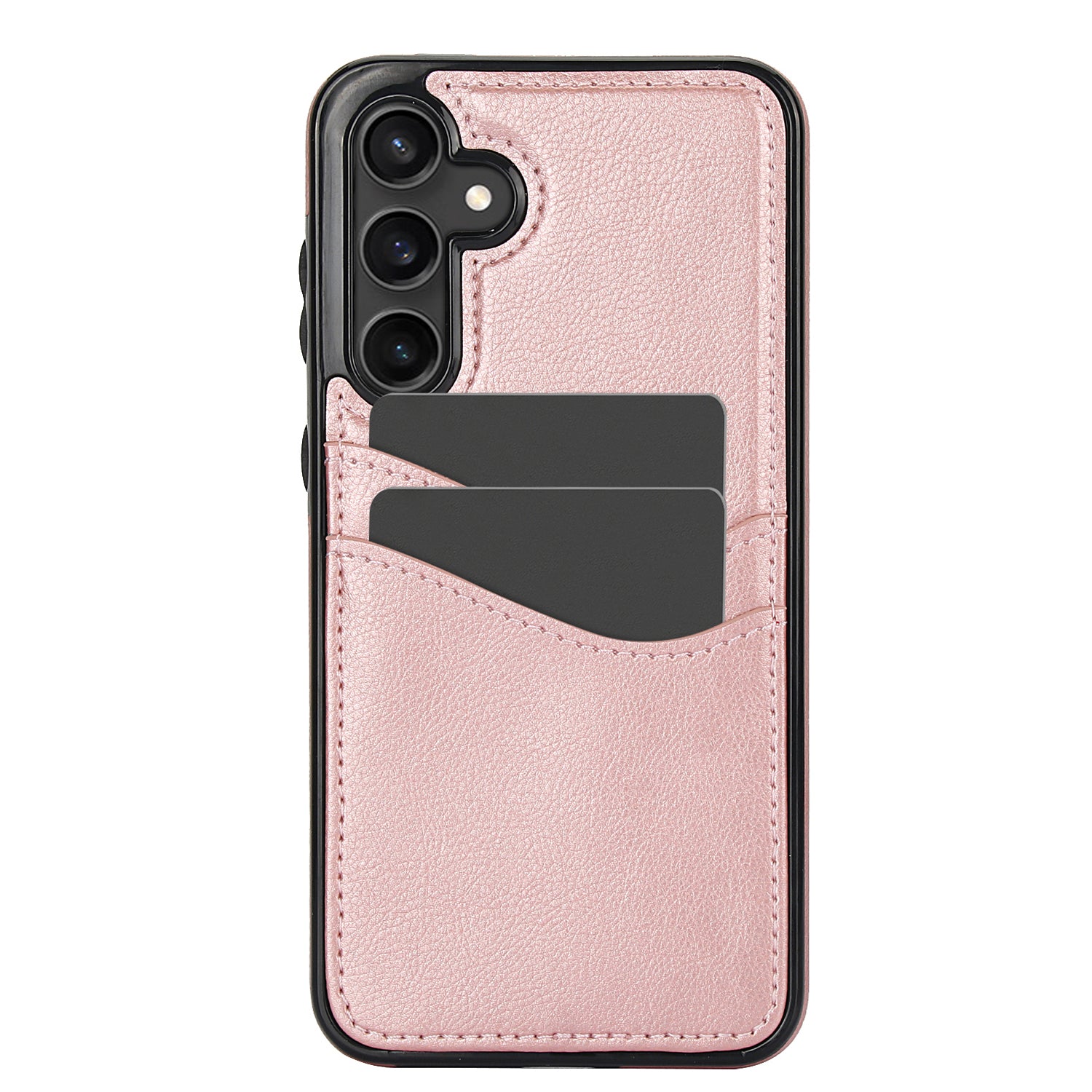 For Samsung Galaxy S23 FE Card Slot Design Phone Case Shockproof PU+TPU Phone Cover
