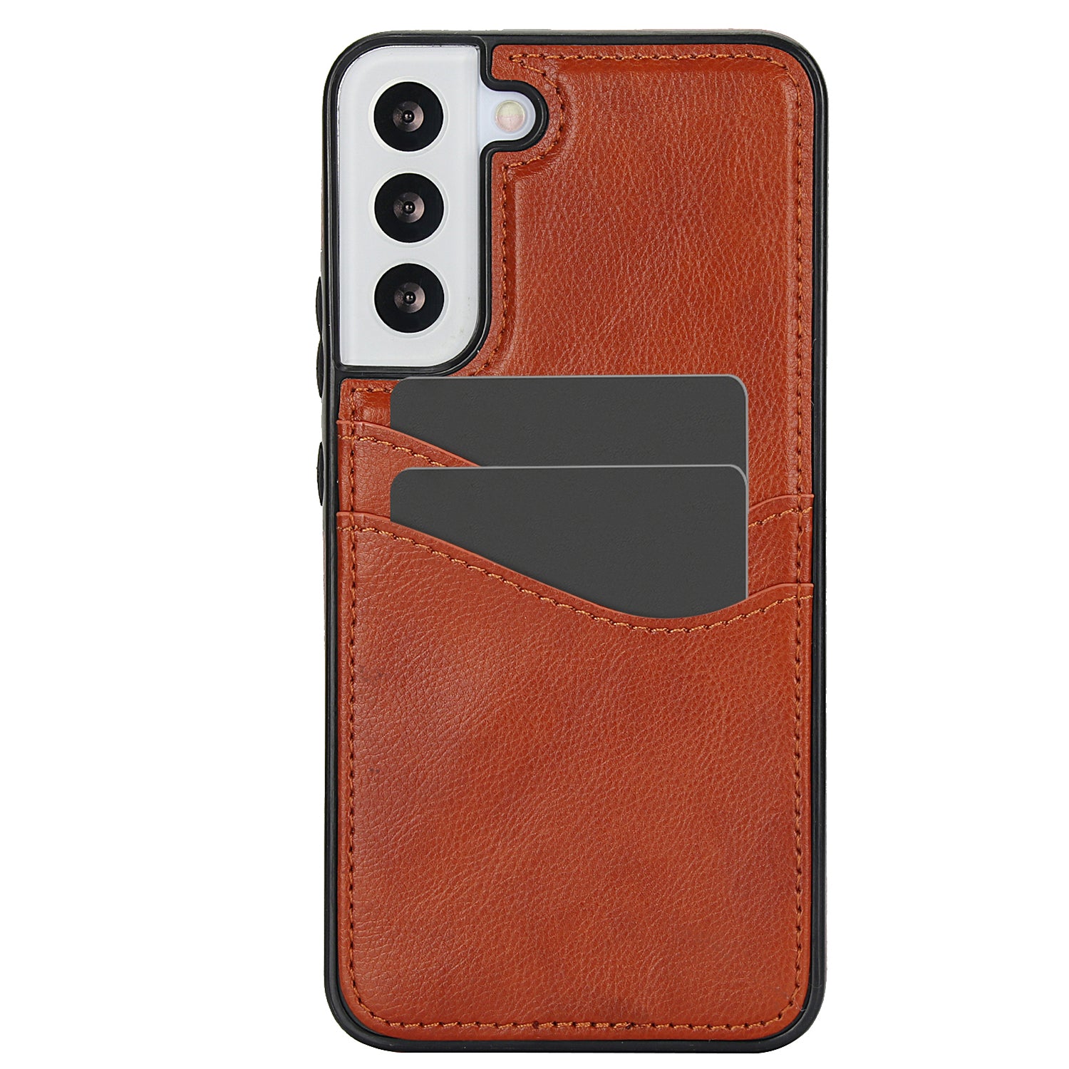 For Samsung Galaxy S22+ 5G Multifunction Phone Shell Card Slot PU+TPU Mobile Phone Case