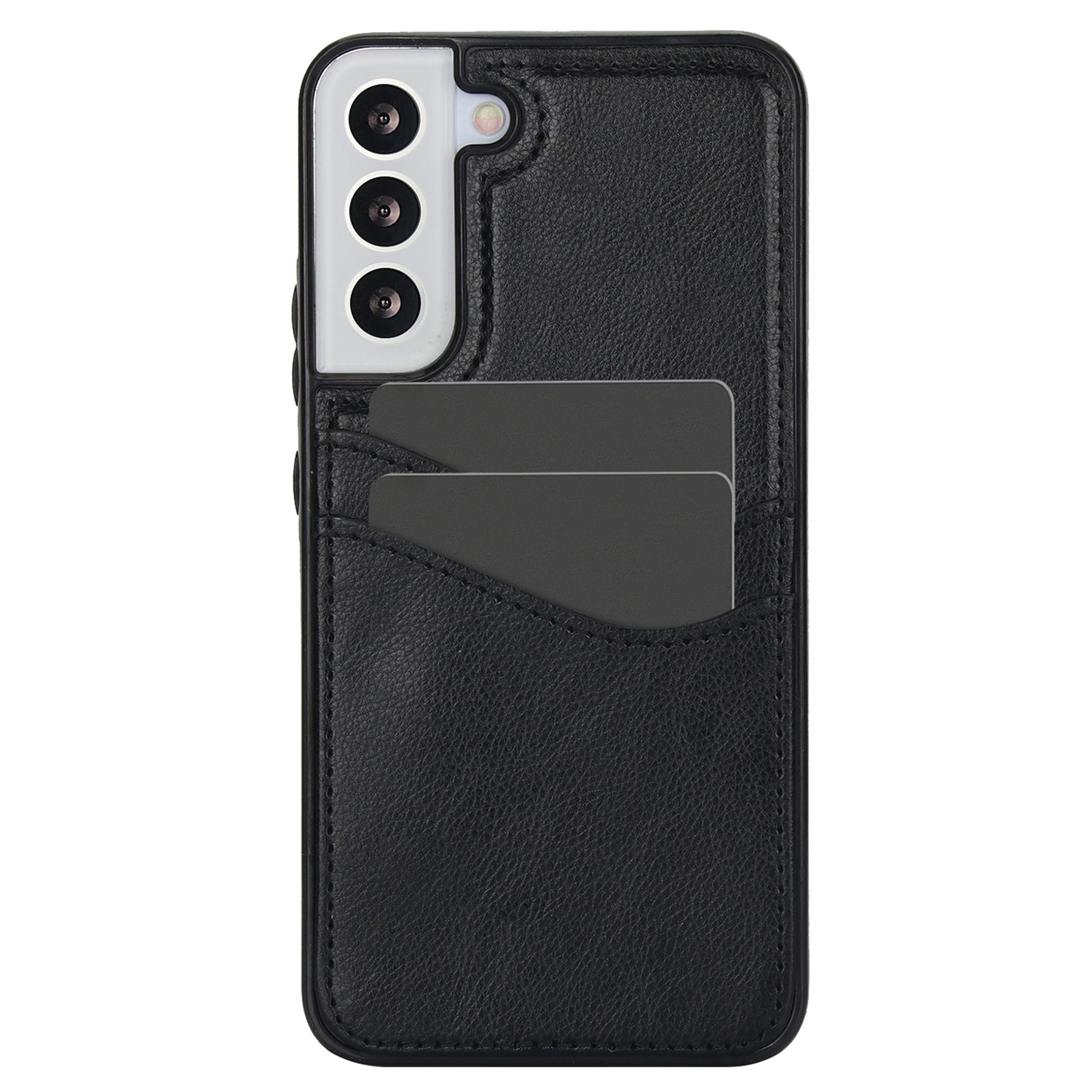 For Samsung Galaxy S22+ 5G Multifunction Phone Shell Card Slot PU+TPU Mobile Phone Case