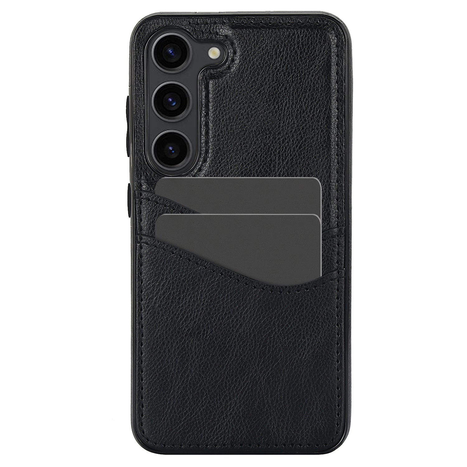 PU+TPU Phone Case for Samsung Galaxy S23+ Card Slot Design Anti-Scratch Phone Cover