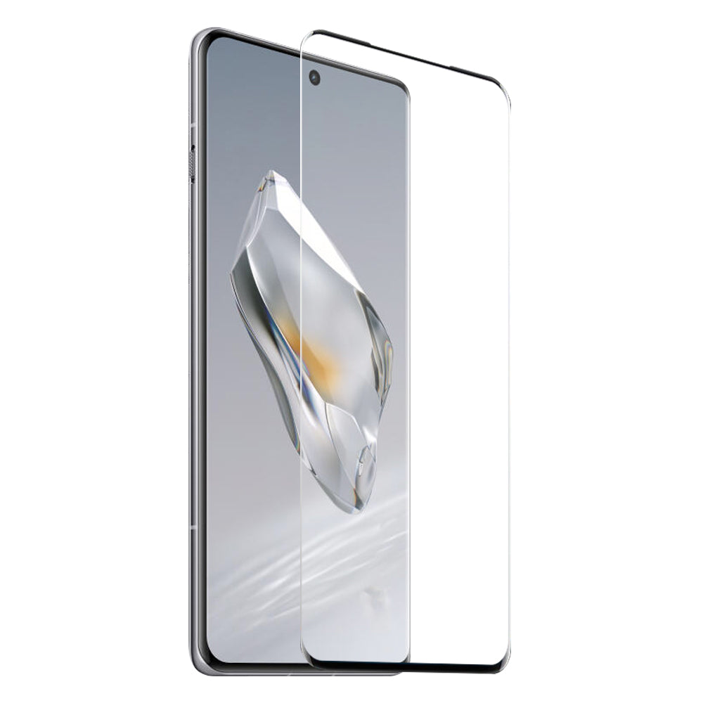 NORTHJO For OnePlus 12 5G Case Bump Proof TPU Phone Cover with 3D Curved Tempered Glass Film