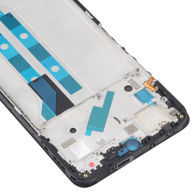 For Xiaomi Redmi Note 11 Pro 5G (Qualcomm) / Note 11E Pro 5G / Poco X4 Pro 5G Grade C OLED Screen and Digitizer Assembly + Frame Spare Part (without Logo)