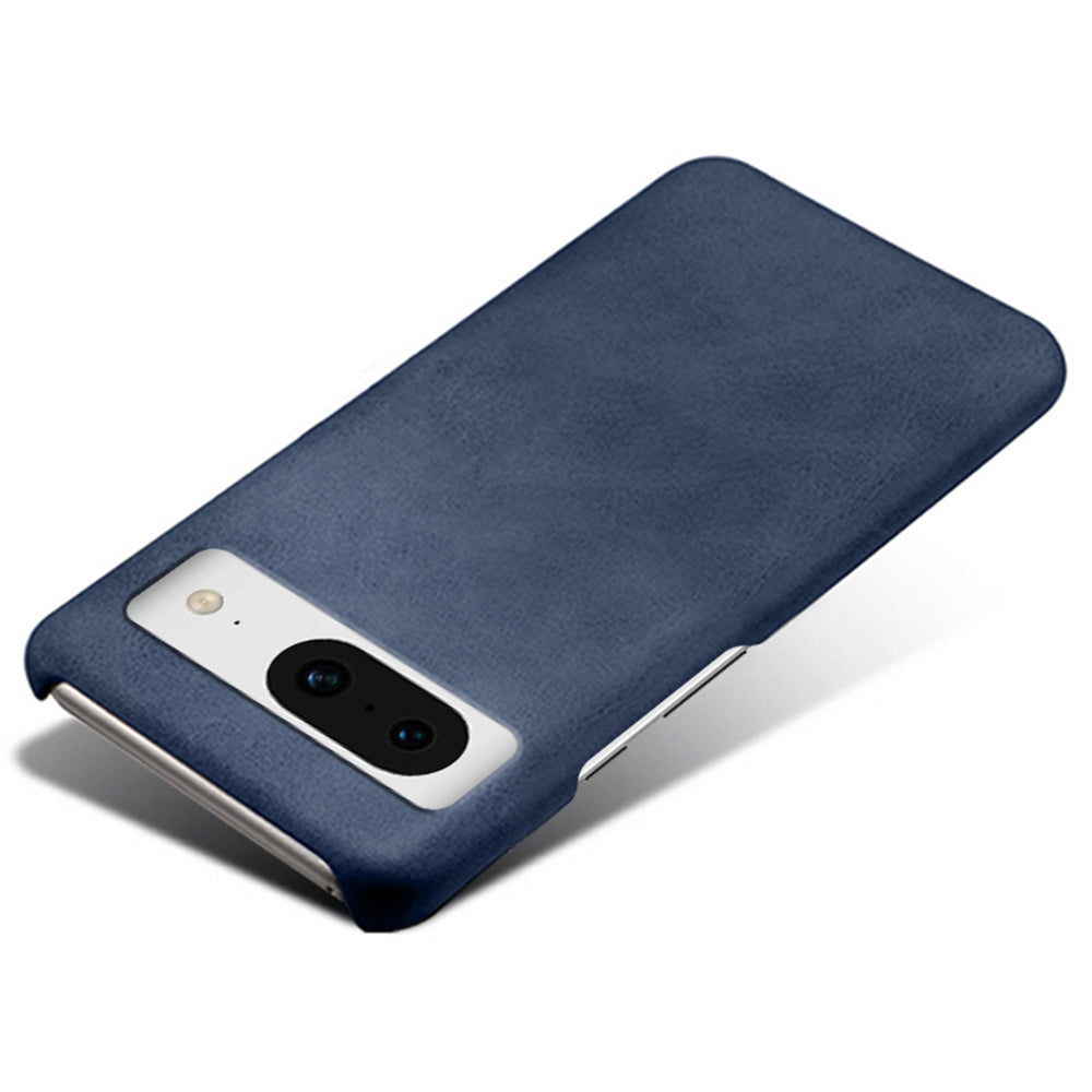 For Google Pixel 8a Case Calf Texture PU Leather Hard PC Phone Cover