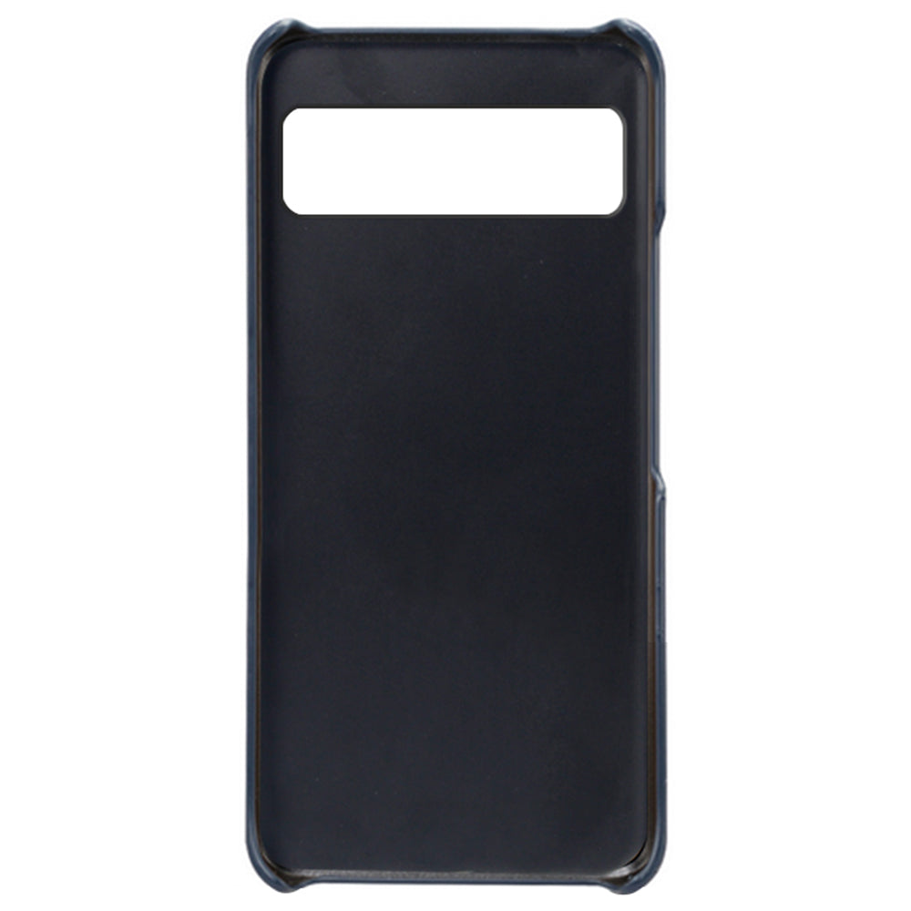 For Google Pixel 8a Case Calf Texture PU Leather Hard PC Phone Cover