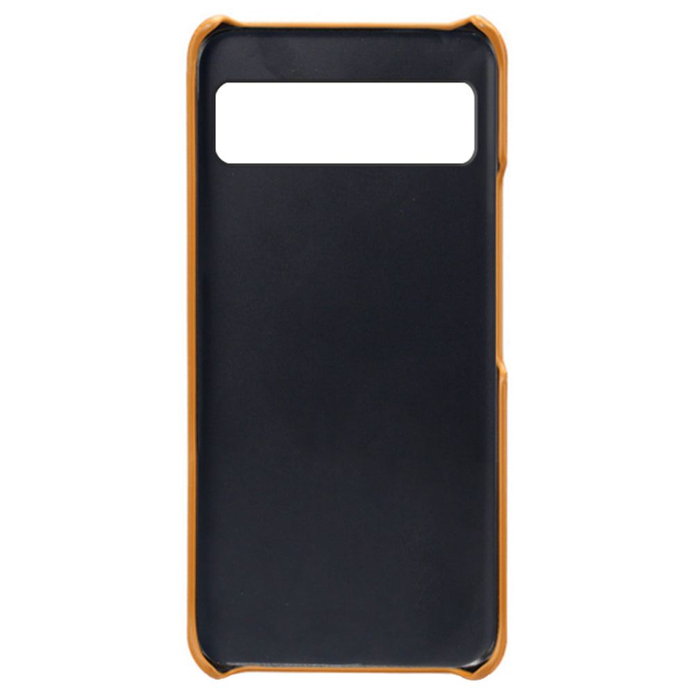 For Google Pixel 8 Phone Case Calf Texture PU Leather Coated PC Back Cover
