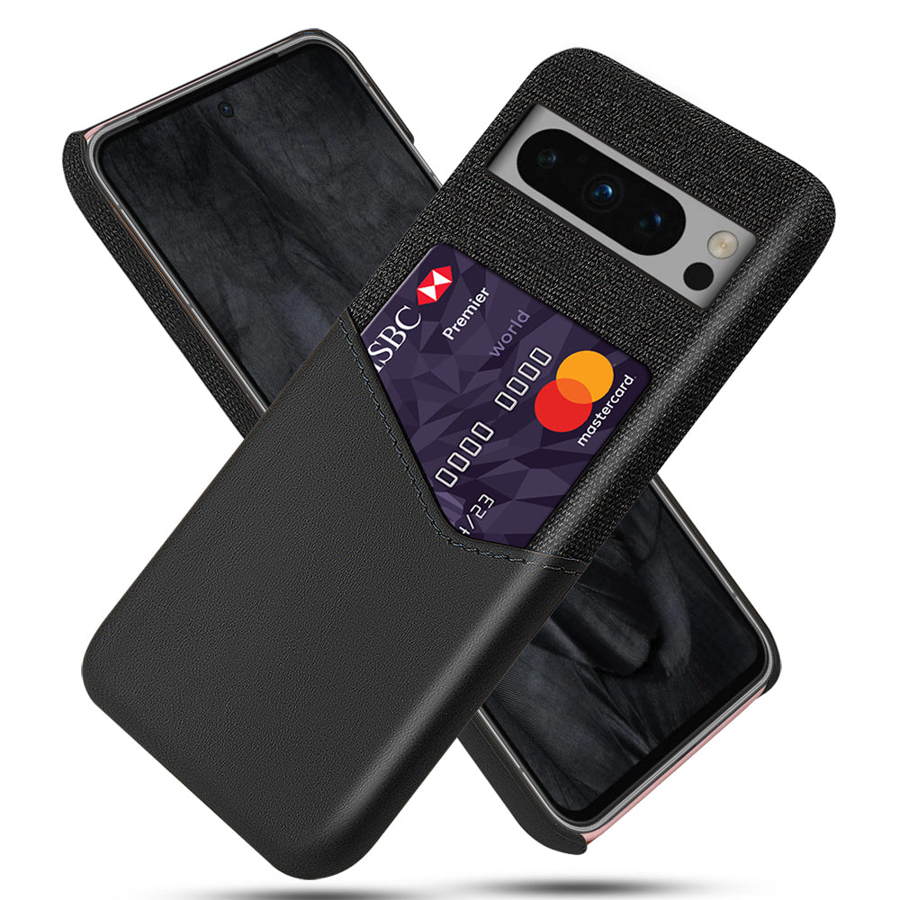 For Google Pixel 8 Pro Case Protective Leather+PC Phone Cover with Card Slot