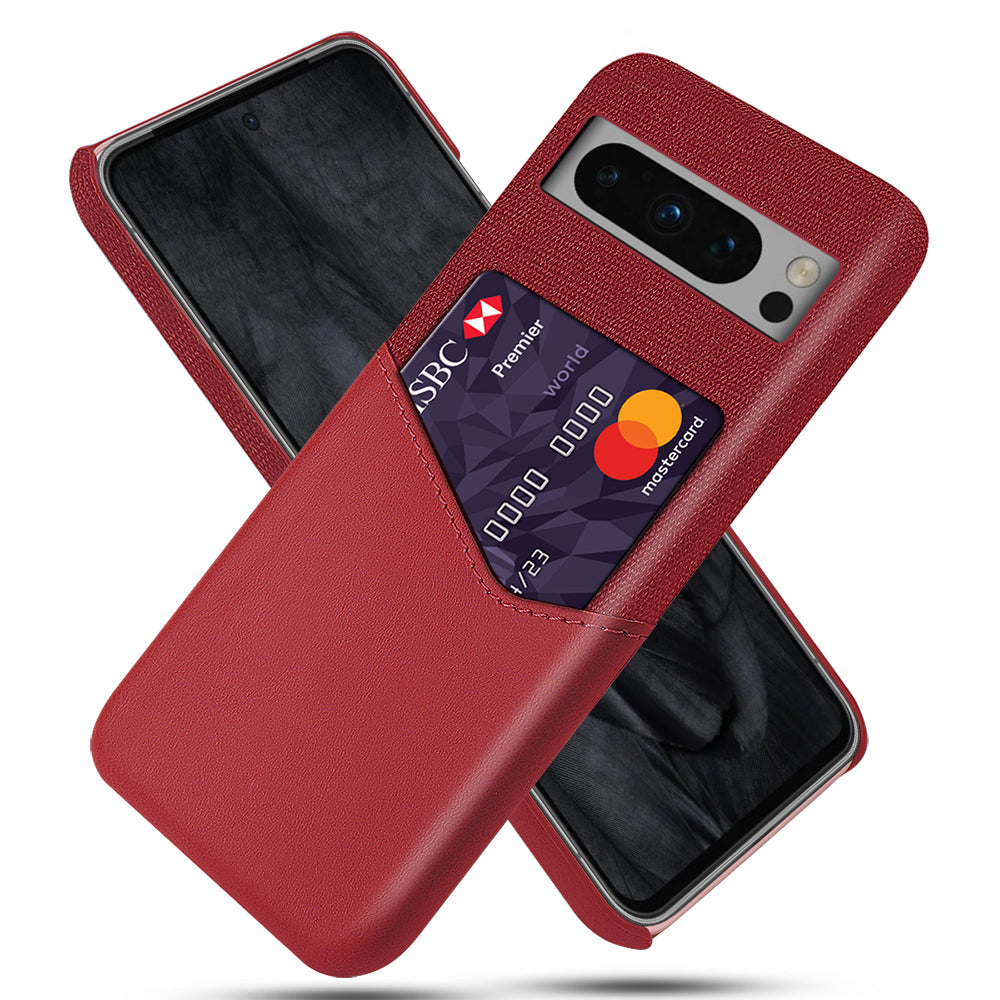 For Google Pixel 8 Pro Case Protective Leather+PC Phone Cover with Card Slot