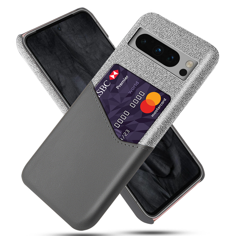For Google Pixel 8 Pro Case Protective Leather+PC Phone Cover with Card Slot