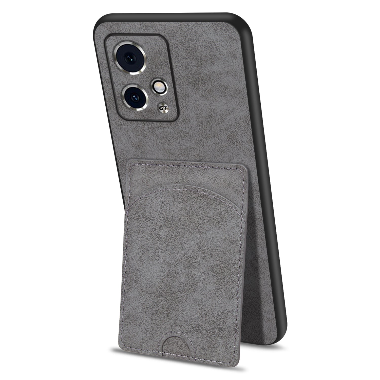 For Honor 90 GT 5G Case Leather+PC+TPU Kickstand Phone Cover with Card Holder