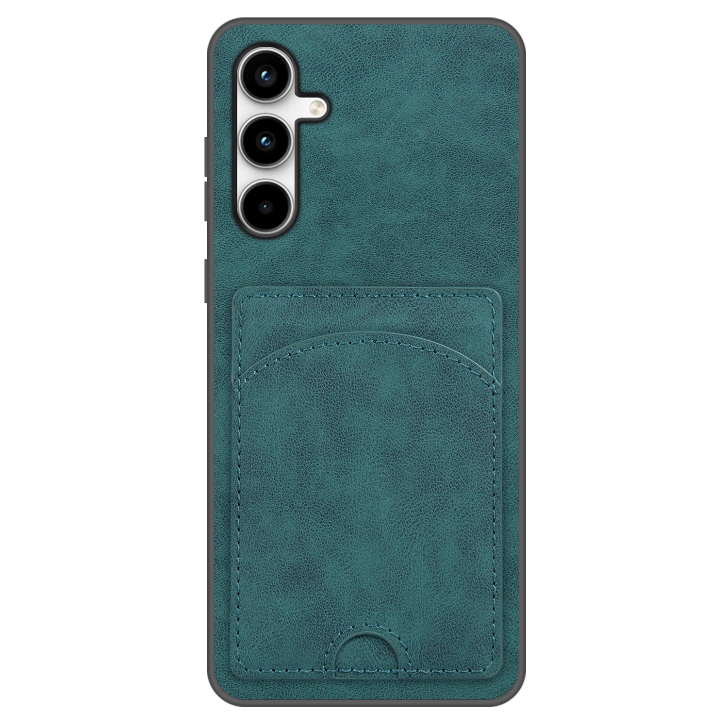 For Samsung Galaxy A35 5G Case PU Leather Coated PC+TPU Phone Cover with Card Holder Kickstand