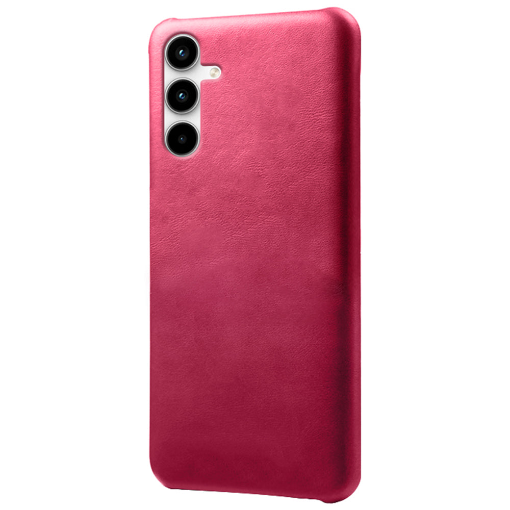 For Samsung Galaxy A15 5G Case Calf Texture PU Leather + PC Hard Phone Cover