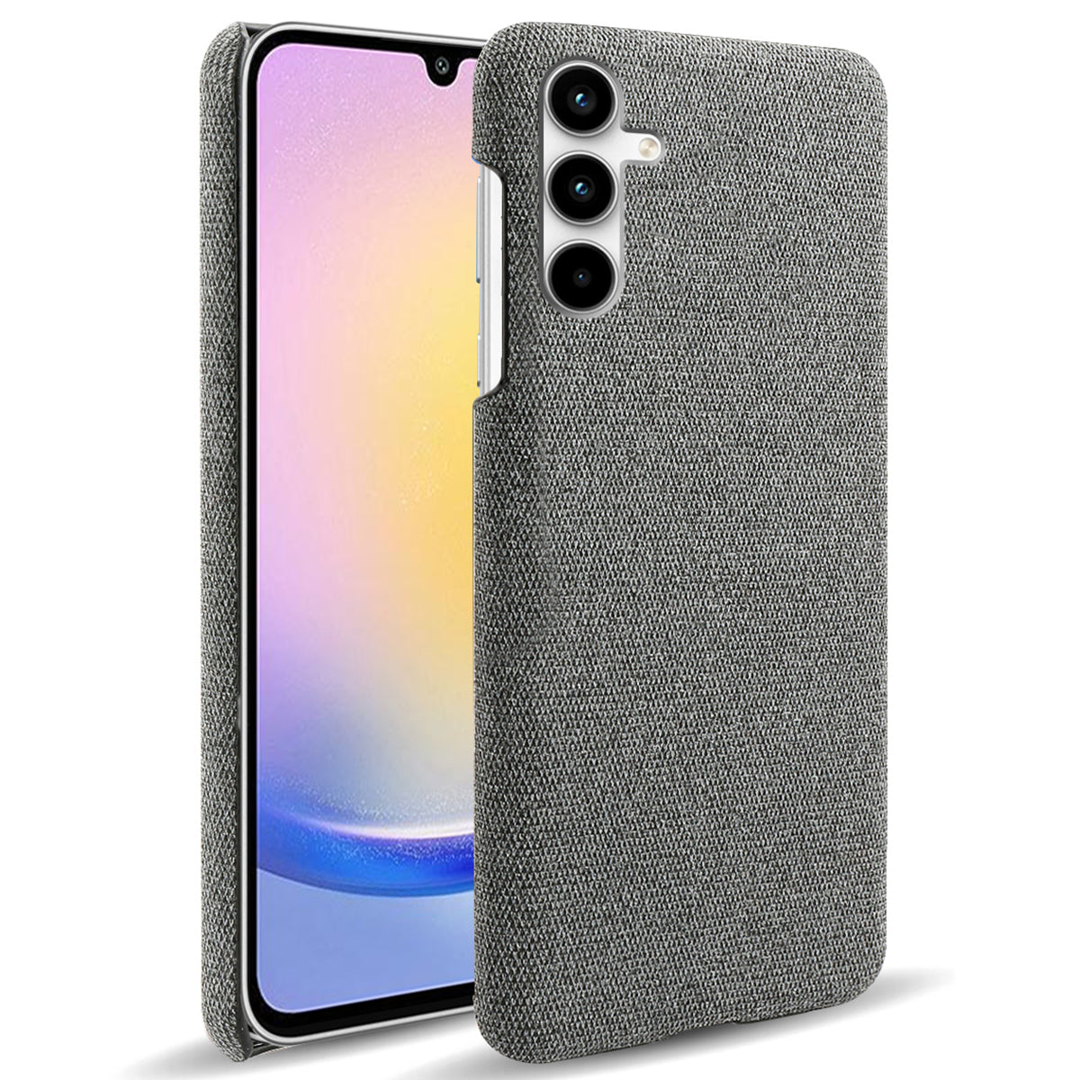 For Samsung Galaxy A25 5G (Global) (161.0 x 76.5 x 8.3mm) Case Cloth+PC Protective Phone Cover