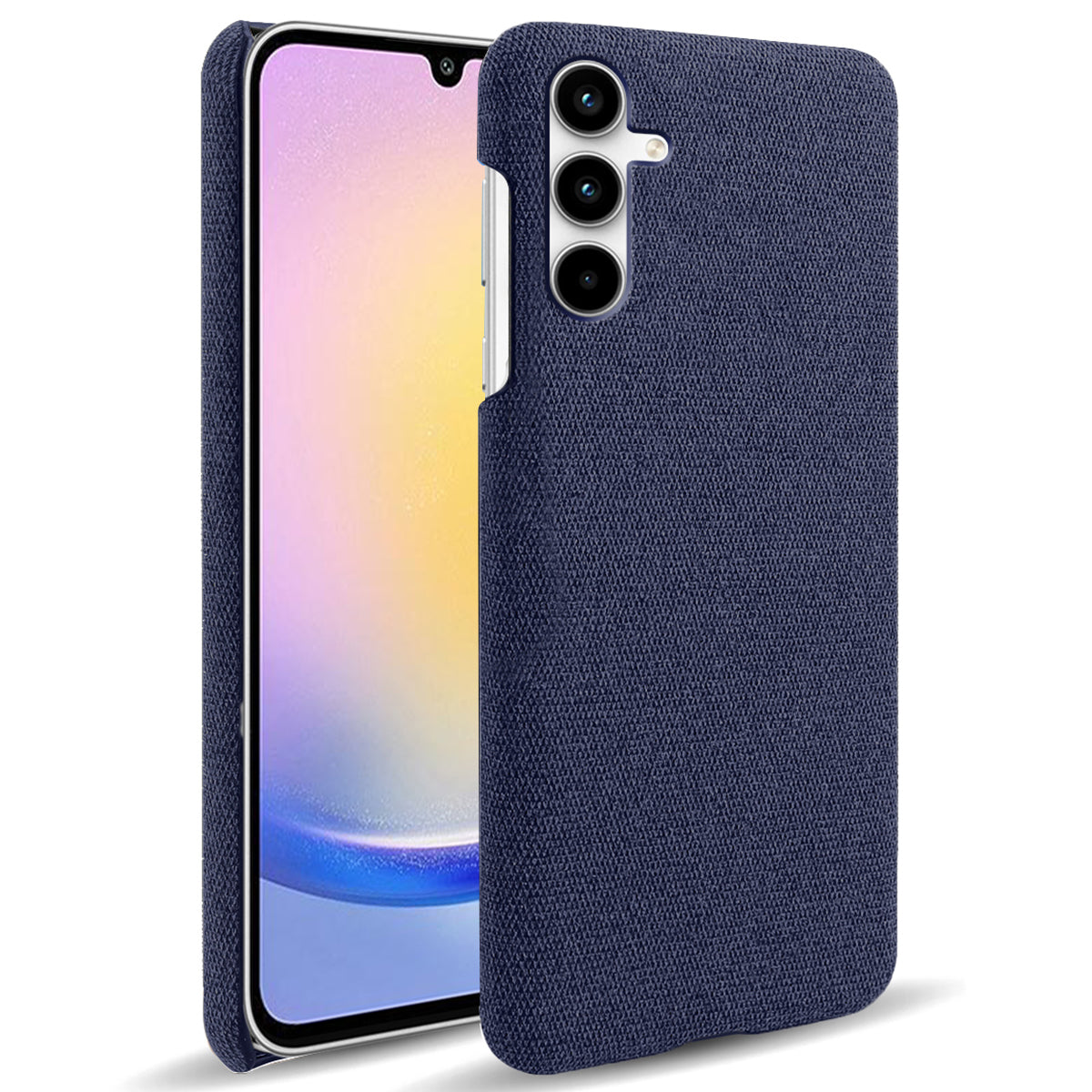 For Samsung Galaxy A25 5G (Global) (161.0 x 76.5 x 8.3mm) Case Cloth+PC Protective Phone Cover