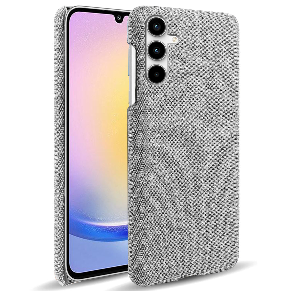 For Samsung Galaxy A25 5G (Global) (161.0 x 76.5 x 8.3mm) Case Cloth+PC Protective Phone Cover