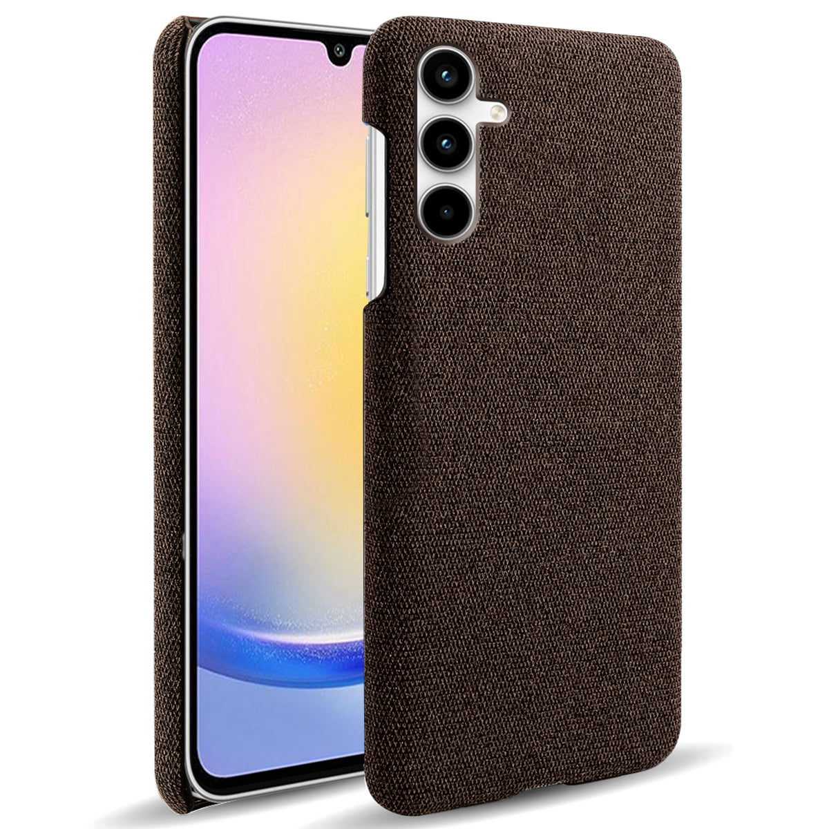 For Samsung Galaxy A25 5G (Global) (161.0 x 76.5 x 8.3mm) Case Cloth+PC Protective Phone Cover