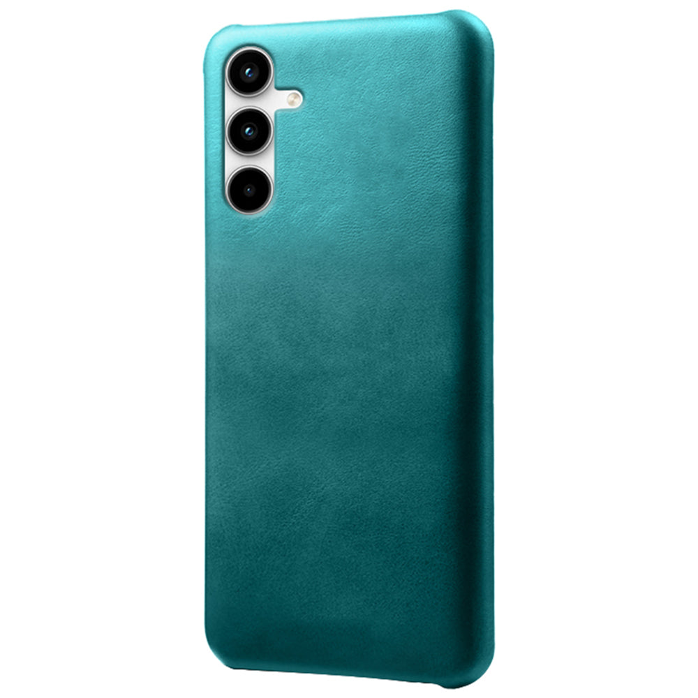 For Samsung Galaxy A25 5G (Global) (161.0 x 76.5 x 8.3mm) Case Leather Coated PC Calf Texture Back Phone Cover