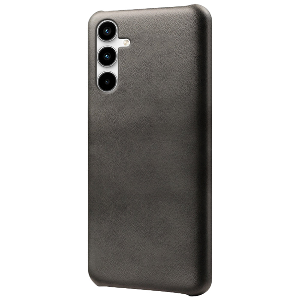 For Samsung Galaxy A25 5G (Global) (161.0 x 76.5 x 8.3mm) Case Leather Coated PC Calf Texture Back Phone Cover