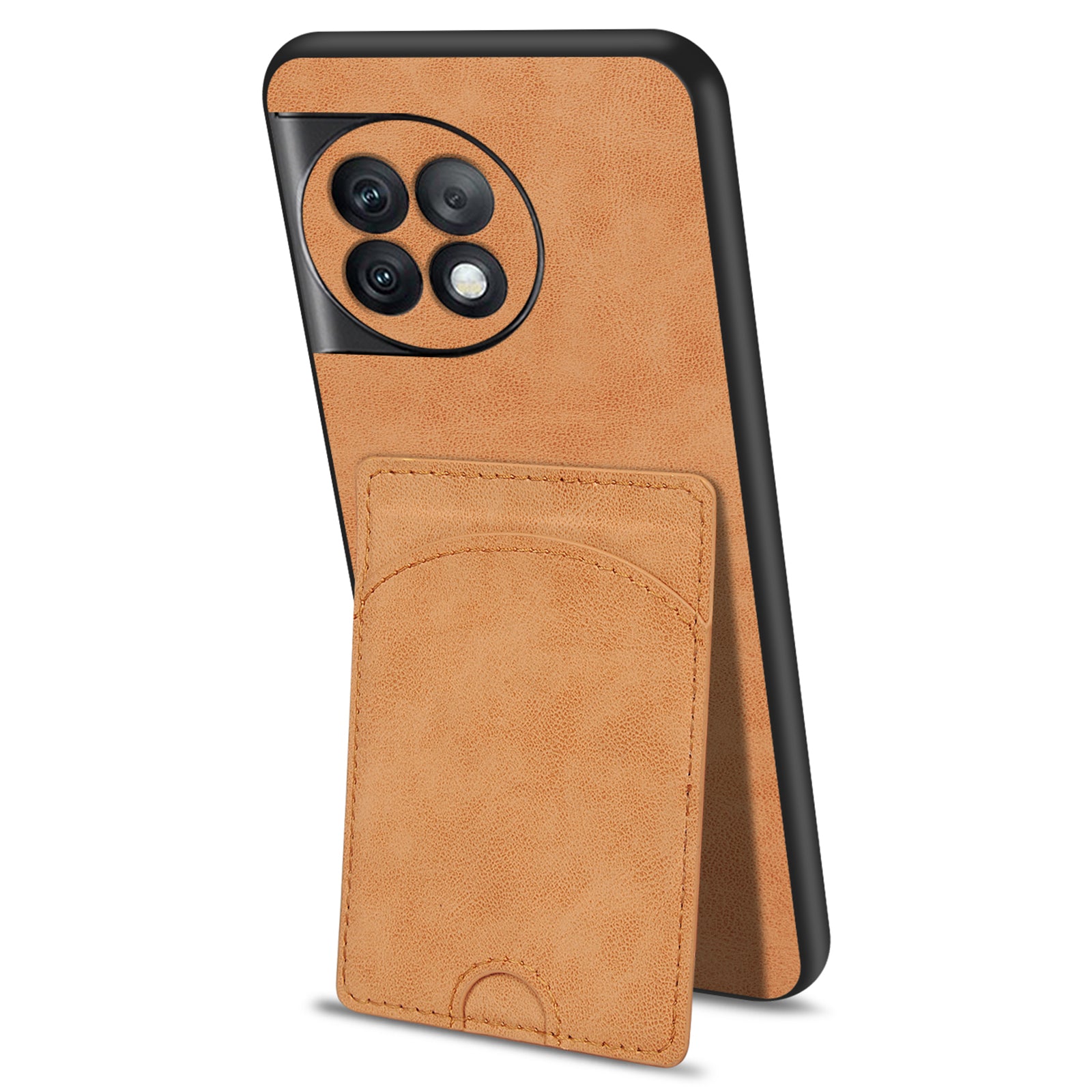 For OnePlus Ace 2 Pro 5G Case PU Leather Shockproof Back Cover with Card Holder Kickstand