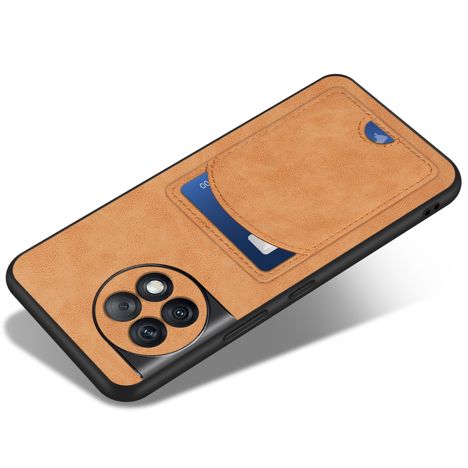 For OnePlus Ace 2 Pro 5G Case PU Leather Shockproof Back Cover with Card Holder Kickstand
