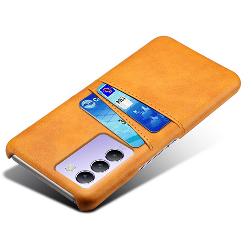 For vivo Y100 5G (Indonesia) / Y200e 5G Case Card Holders Leather+PC Slim Fit Phone Cover