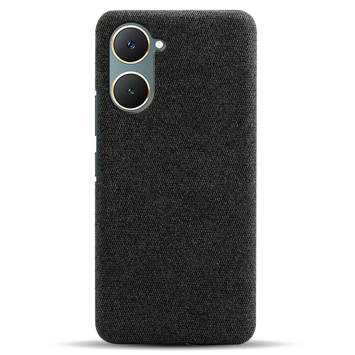 For vivo Y03 Case Drop Protection Cloth+PC Phone Shell