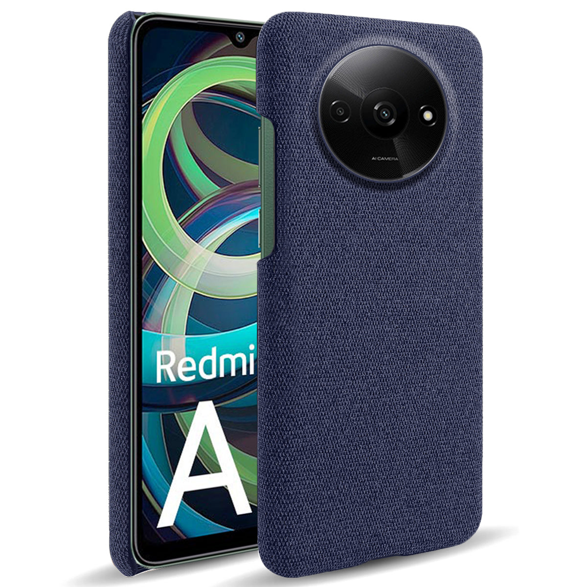 For Xiaomi Redmi A3 / Poco C61 4G Cell Phone Case Cloth+PC Drop-resistant Cover