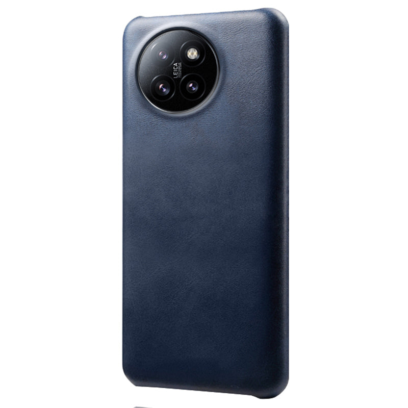 For Xiaomi Civi 4 Pro 5G Case Leather Coated Hard PC Calf Texture Shockproof Phone Cover