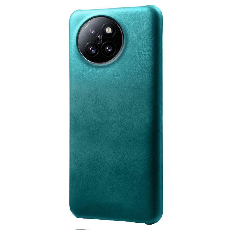 For Xiaomi Civi 4 Pro 5G Case Leather Coated Hard PC Calf Texture Shockproof Phone Cover