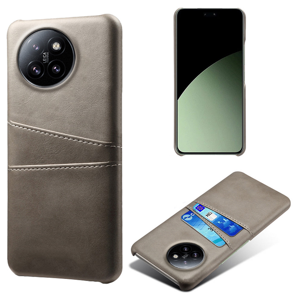 For Xiaomi Civi 4 Pro 5G Case Bump Proof Leather+PC Phone Cover with Card Slots