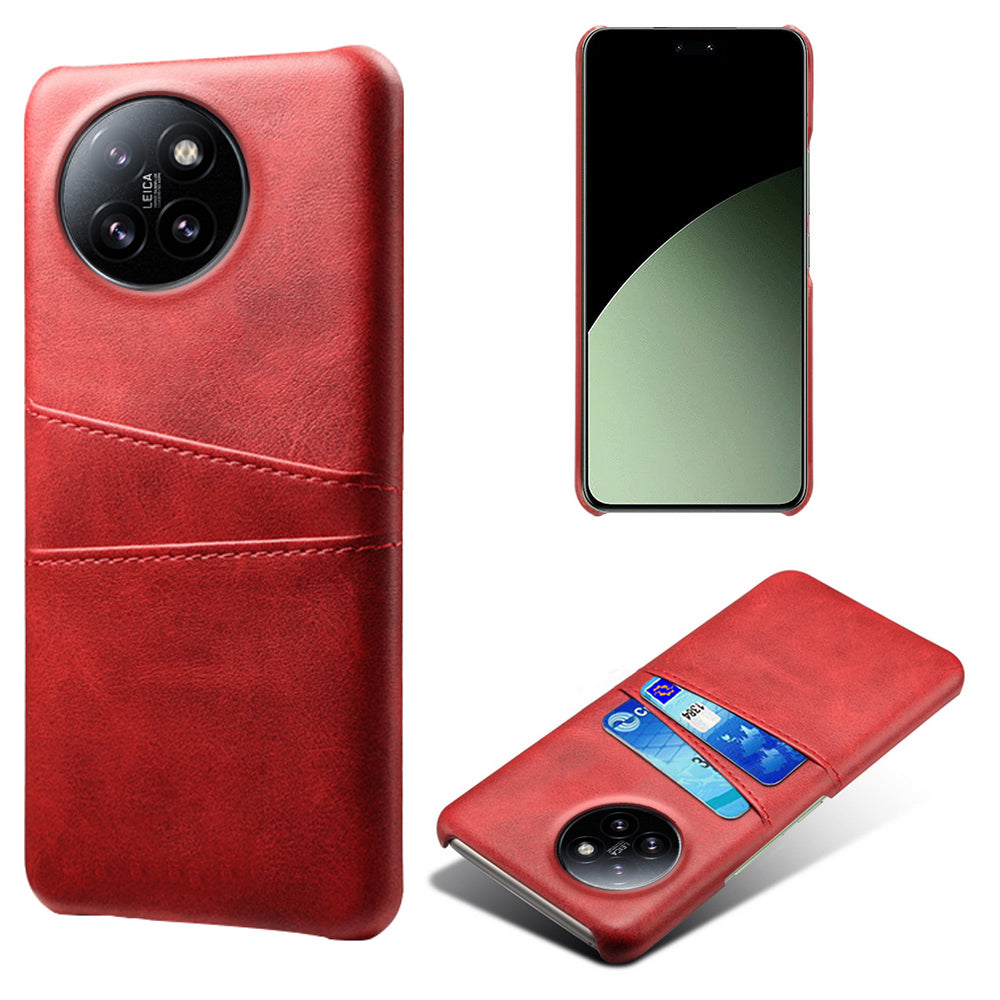 For Xiaomi Civi 4 Pro 5G Case Bump Proof Leather+PC Phone Cover with Card Slots