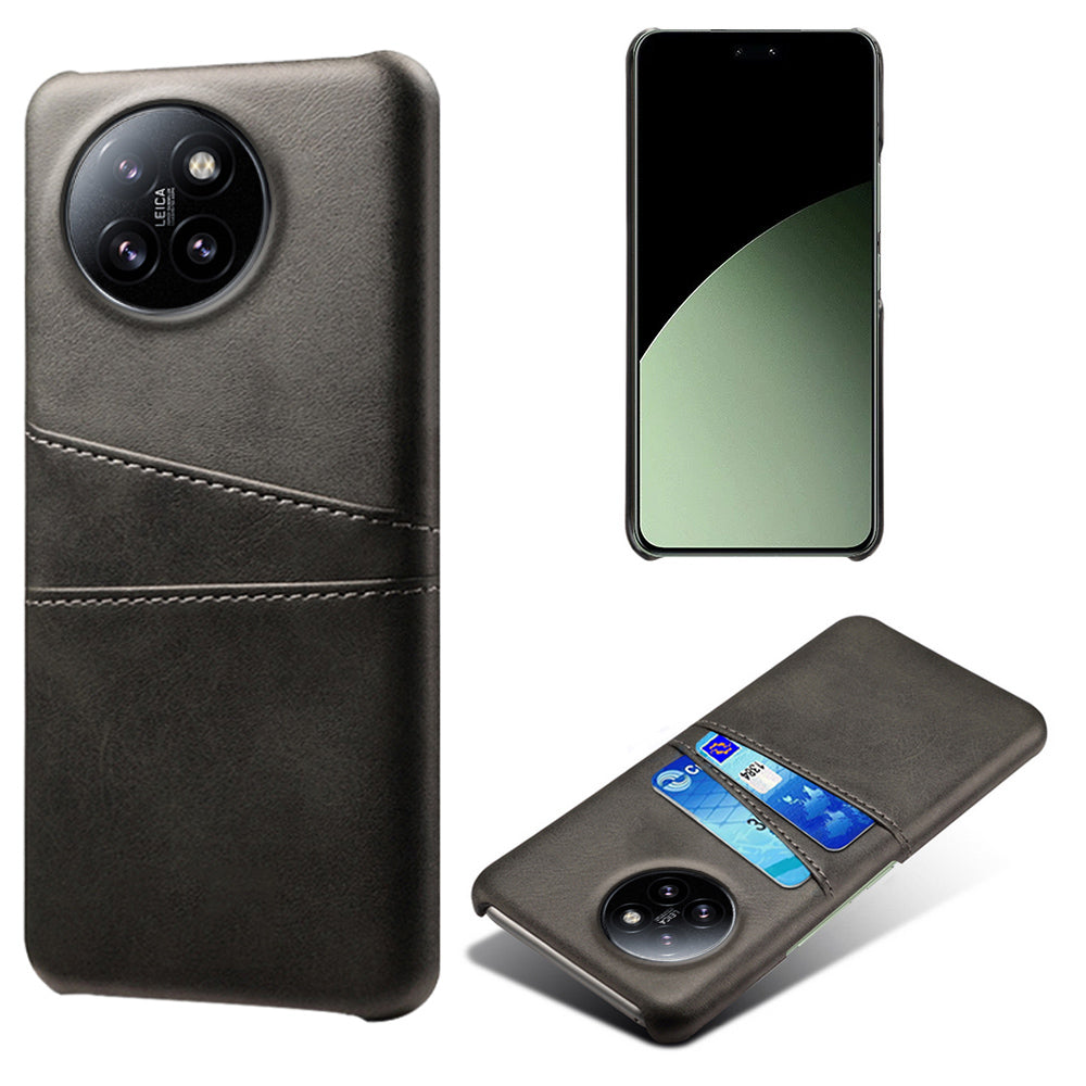 For Xiaomi Civi 4 Pro 5G Case Bump Proof Leather+PC Phone Cover with Card Slots