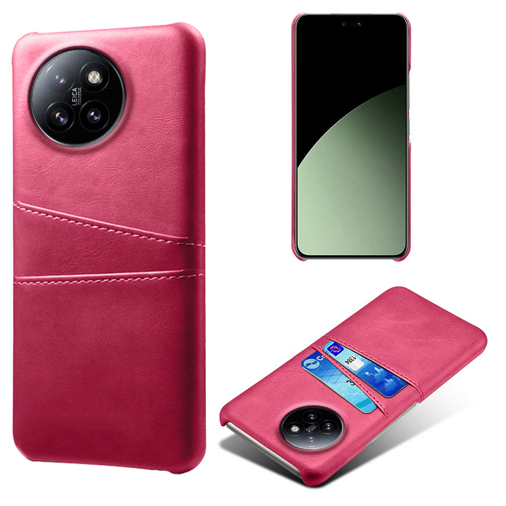 For Xiaomi Civi 4 Pro 5G Case Bump Proof Leather+PC Phone Cover with Card Slots