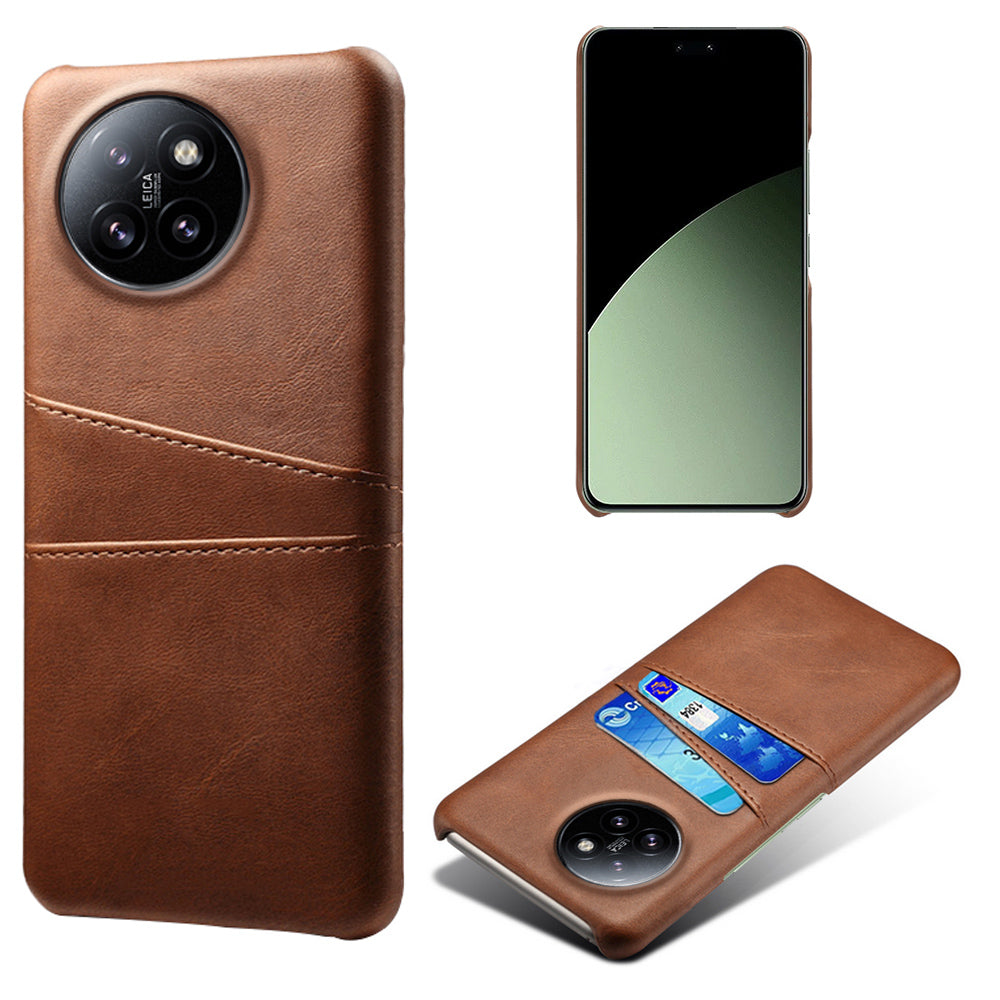 For Xiaomi Civi 4 Pro 5G Case Bump Proof Leather+PC Phone Cover with Card Slots