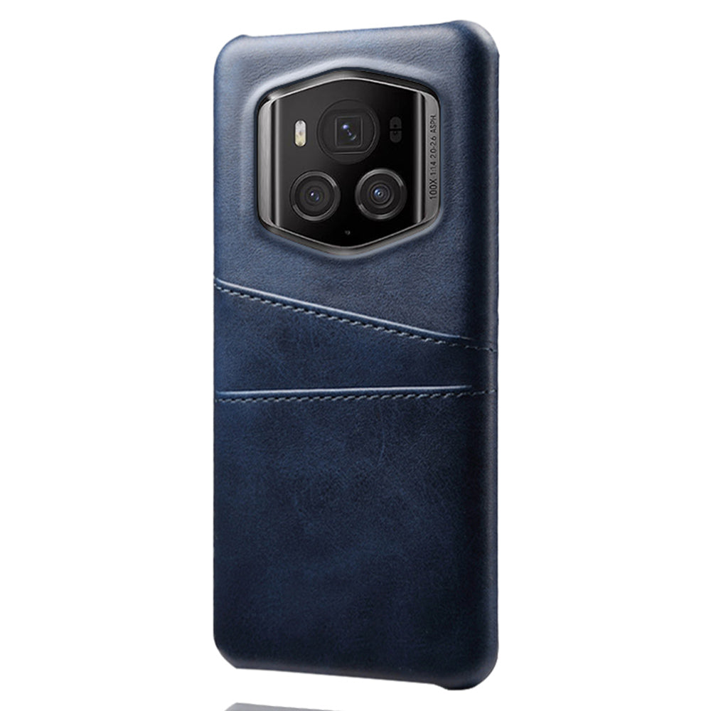 For Honor Magic6 RSR Porsche Design 5G Case Dual Card Slots Leather+PC Phone Cover